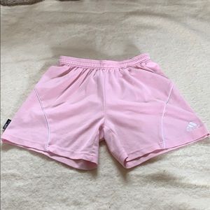 Pink adidas shorts